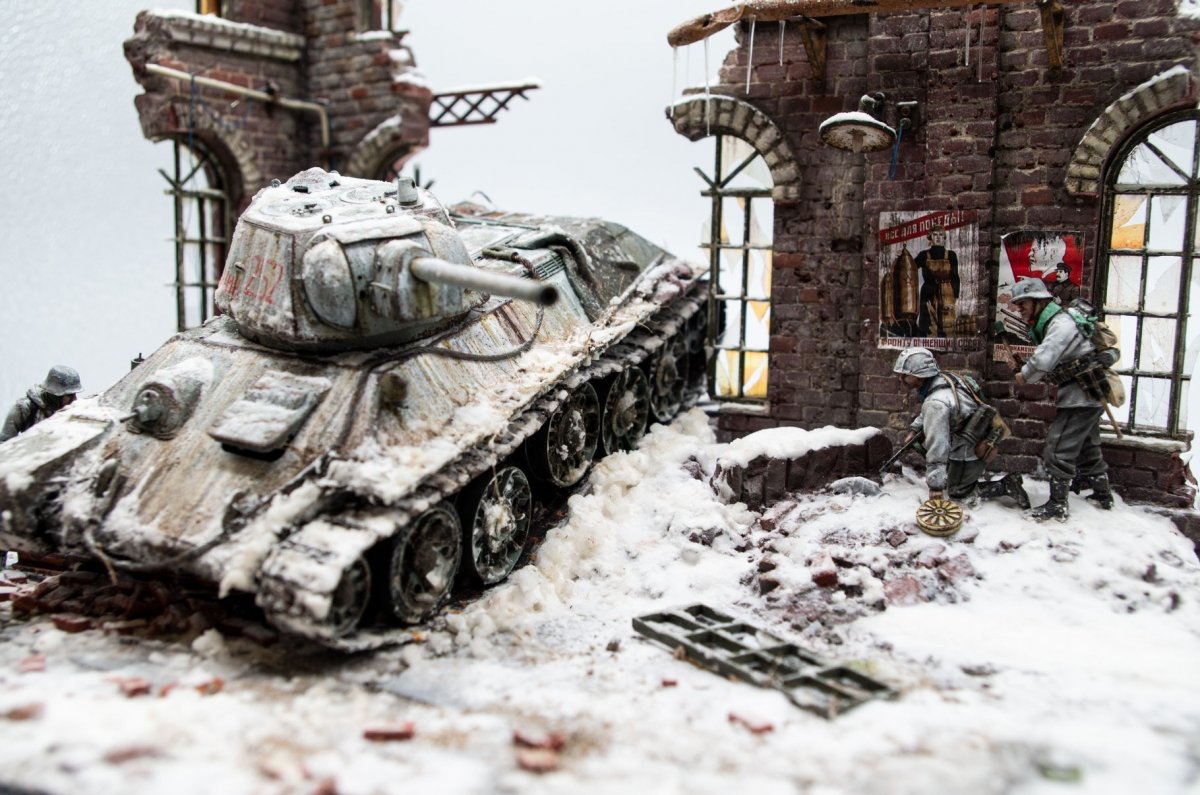 RT-Diorama 35302 Socle de diorama : « Wintergewitter » Opération Tempête d&amp;#39;hiver 1/35 – image 13
