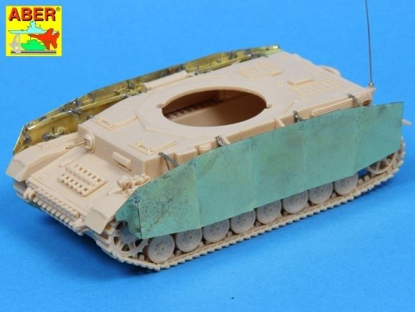Aber 72A05 Jupes latérales pour PzKpfw IV (HJ),Brummbar / Jupes latérales pour PzKpfw IV (HJ),Brummbar 1/72 – immagine 2