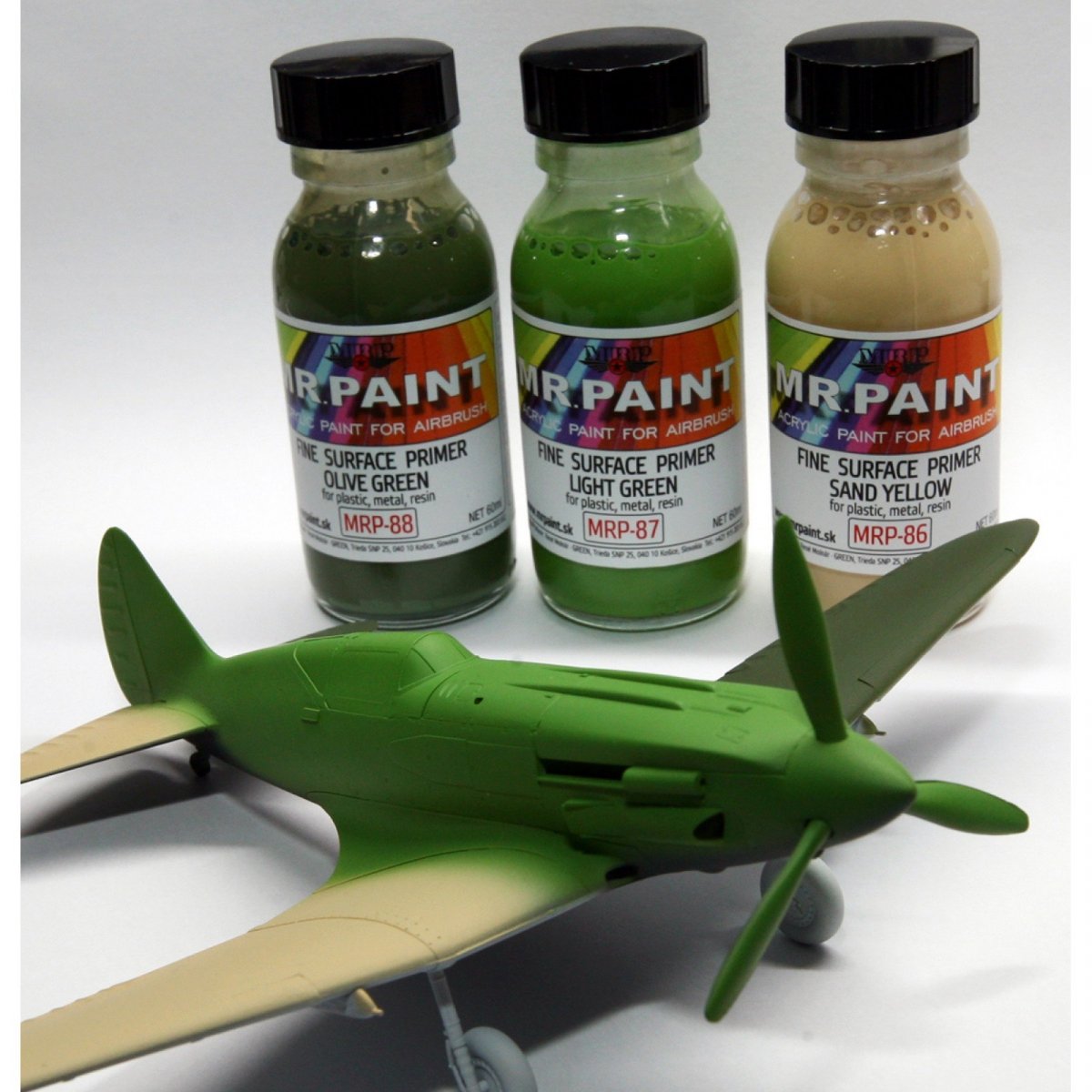Apprêt de surface fine MR. Paint MRP-LPO - Vert olive 50 ml – imagen 2