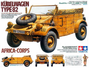 Modèle Voyager PR35084 Kubelwagen Type 82 allemand de la Seconde Guerre mondiale, pneus spéciaux pour ballons destinés aux troupes africaines, motif 1 1/35 – Bild 3
