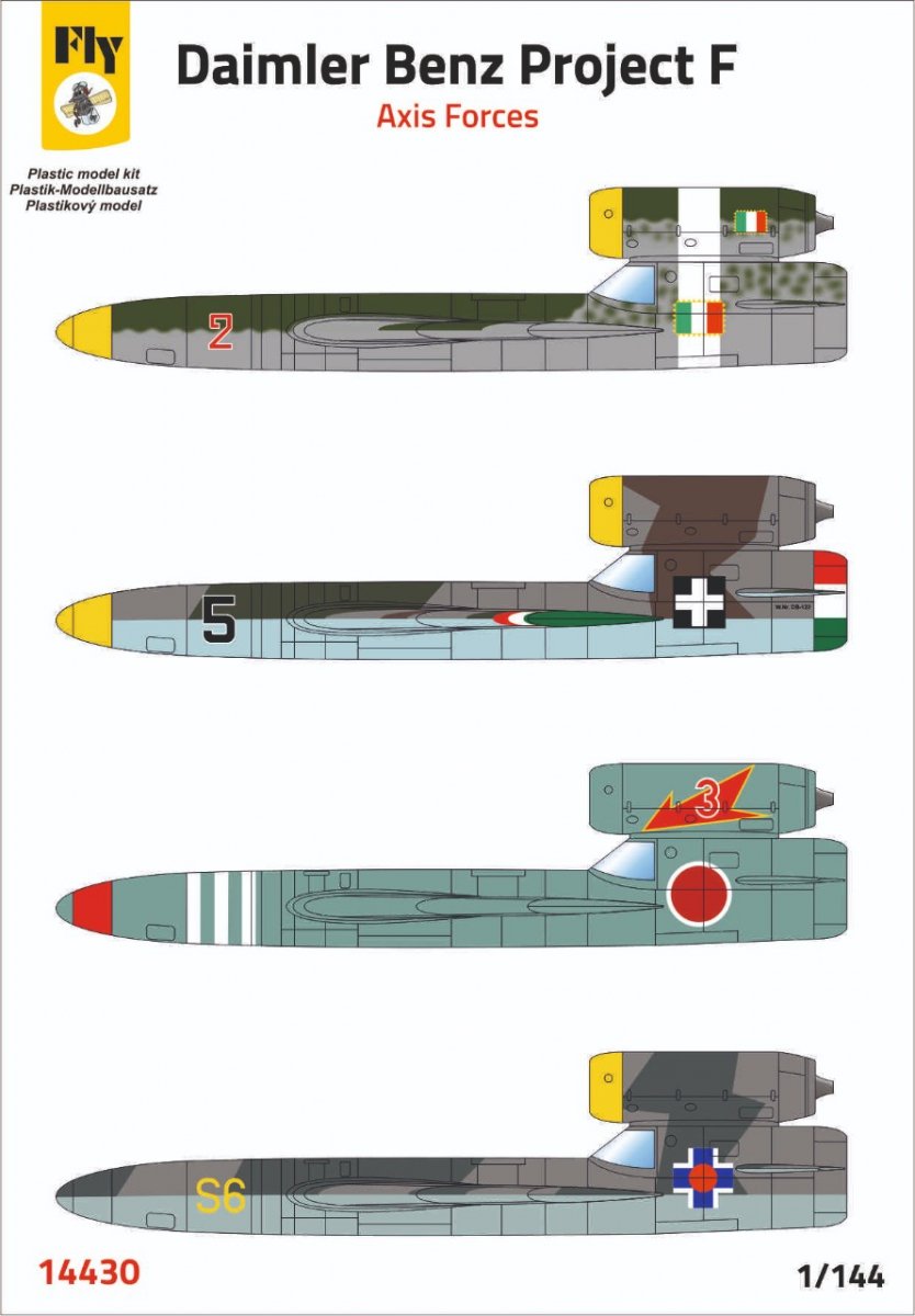 Fly 14430 Daimler Benz Projet F - Forces de l'Axe 1/144