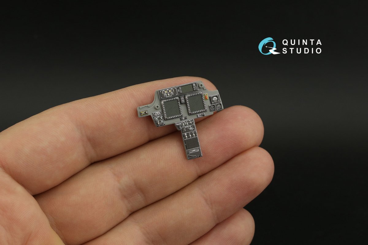 Intérieur imprimé en 3D et coloré sur papier décalcomanie (Takom) pour Quinta Studio QDS+35106 AH-64D (petite version) (avec pièces en résine imprimées en 3D) 1/35 – image 3