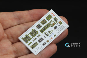 Intérieur imprimé en 3D et coloré sur papier décalcomanie (Border Model) Quinta Studio QD35083 A6M2 Zero (Mitsubishi Prod.) 1/35 – immagine 3