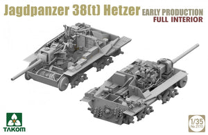 Takom 2170 Jagdpanzer 38(t) Hetzer Première production Intérieur complet 1/35 – Bild 3