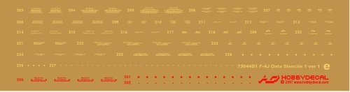 HobbyDecal AL72003V1 F-4J VF-84 Jolly Rogers Fin 1971 1/72 – immagine 4