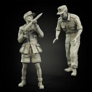 Panzer Art FI35-098 Ensemble de chars DAK chargeant des munitions 1/35