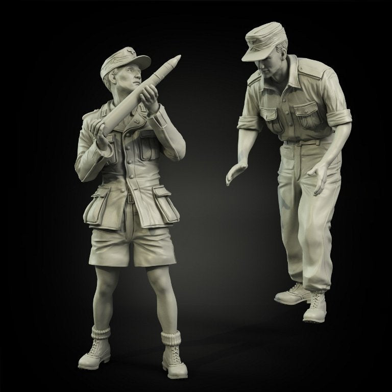 Panzer Art FI35-098 Ensemble de chars DAK chargeant des munitions 1/35