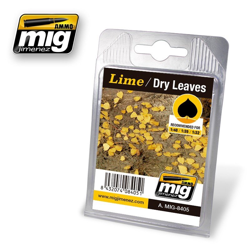 Munitions de Mig Jimenez 8405 LIME FEUILLES SÈCHES
