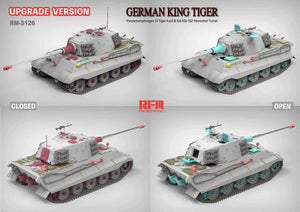 Rye Field modèle 5126 German King Tiger Ausf.B Sd.Kfz.182 Tourelle Henschel – Version améliorée 1/35 – image 2