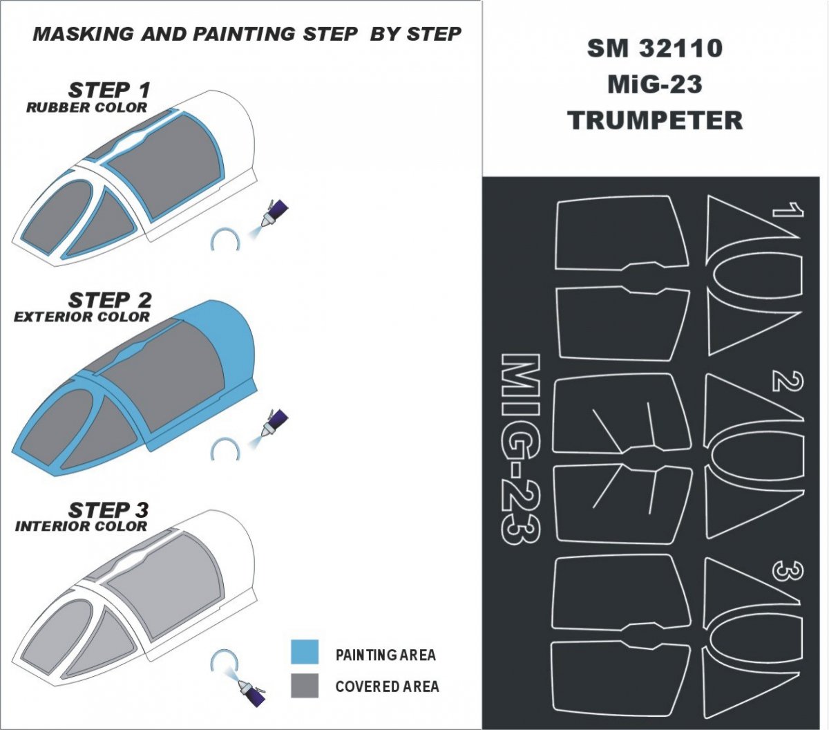 TROMPETTE Montex SM32110 MiG-23