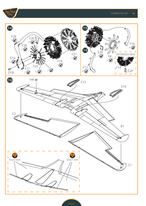 Hélice transparente ! Kit avancé CP4804 H-75N Hawk 1/48 – immagine 32