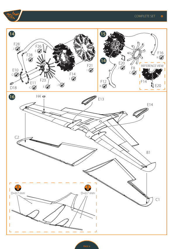 Hélice transparente ! Kit avancé CP4804 H-75N Hawk 1/48 – immagine 32