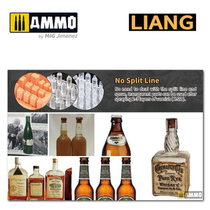 Liang 0416 Modèle imprimé en 3D Bouteille de vin en verre x 36 1/32 1/35 – imagen 7
