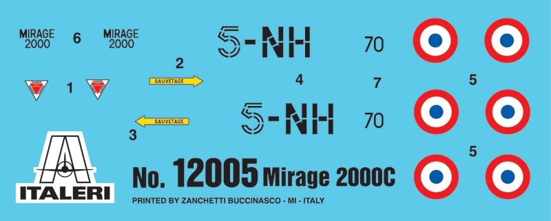 Italeri 12005 Mirage 2000C Mon premier kit de maquette (1/72) – image 3