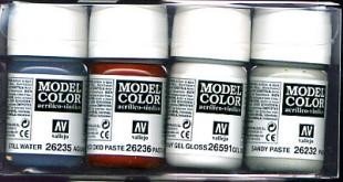 Ensemble d&amp;#39;effets de textures acryliques Vallejo 73195