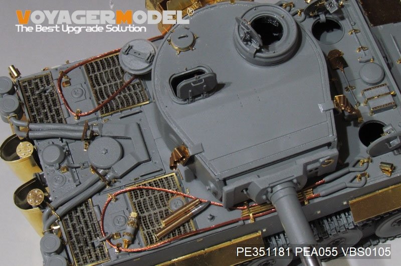 Maquette Voyager PE351181 Char Tiger I allemand de la Seconde Guerre mondiale, première production (pour Border BT-010) 1/35 – Bild 15
