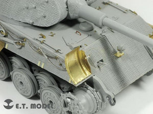 ET Model EA35-027 Ailes et jupes latérales pour char allemand King Tiger/Jagdtiger de la Seconde Guerre mondiale (kit DRAGON 1/35) – image 4