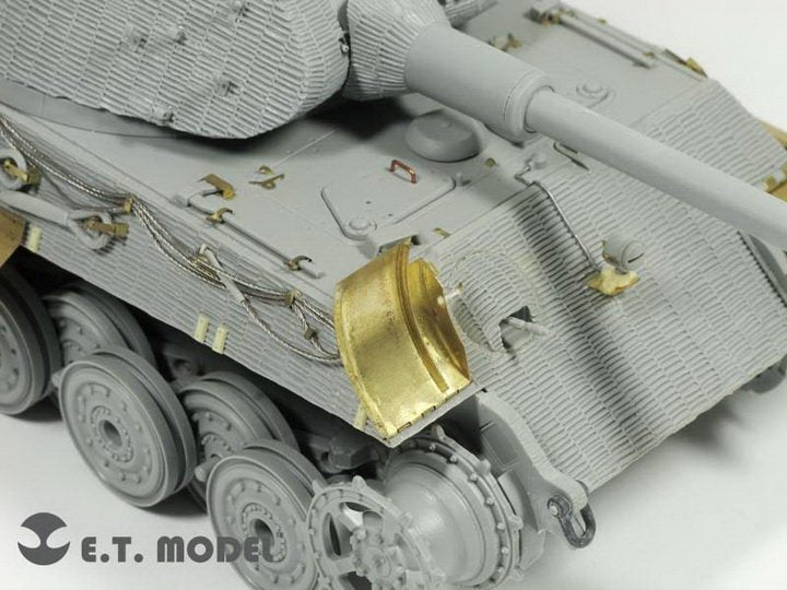 ET Model EA35-027 Ailes et jupes latérales pour char allemand King Tiger/Jagdtiger de la Seconde Guerre mondiale (kit DRAGON 1/35) – image 4
