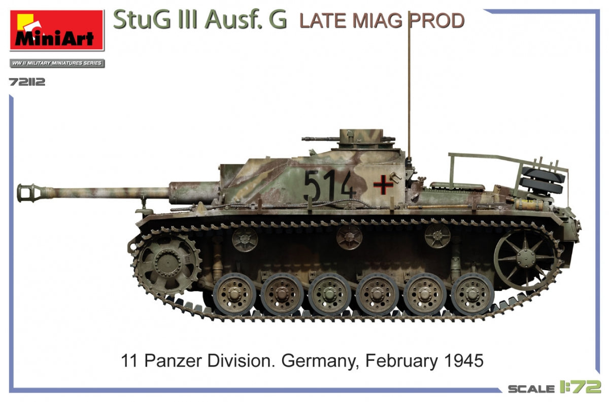 MiniArt 72112 StuG III Ausf. G Late Miag Prod. 1/72  – Bild 4