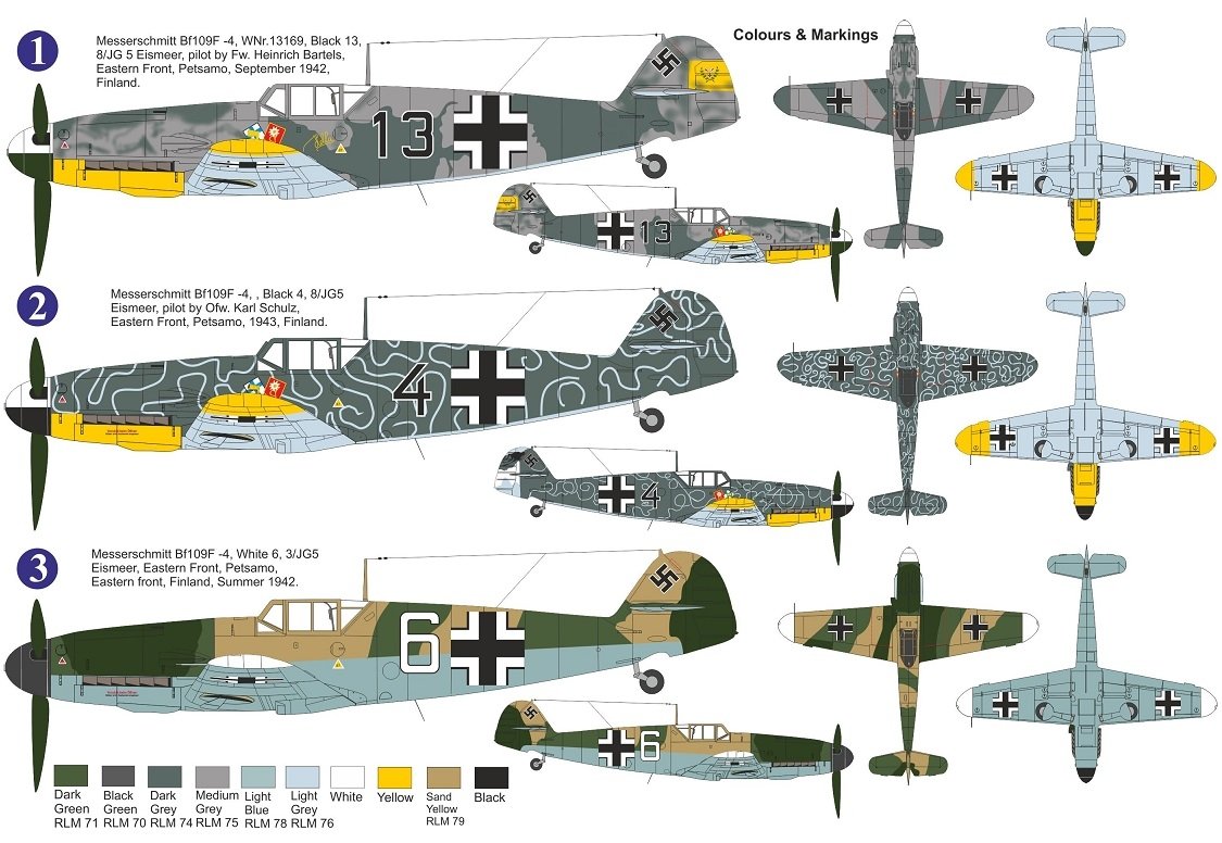 AZ Modèle AZ7685 Bf 109F-4 « JG.5 Eismeer » 1/72 – immagine 2
