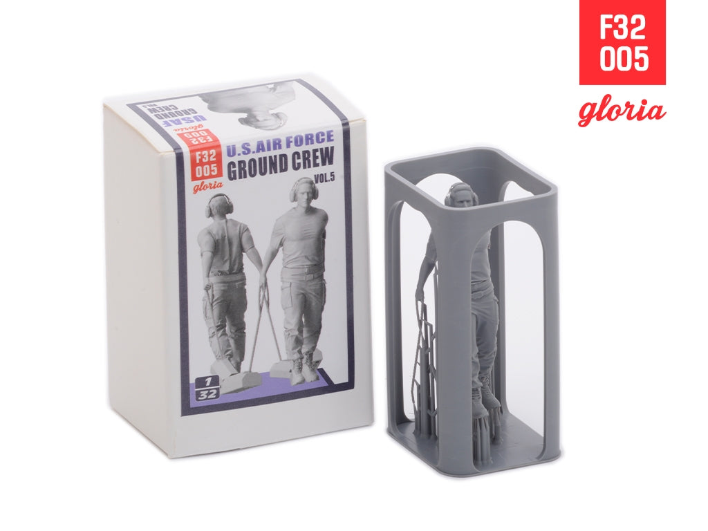 Gloria F32005 Équipe au sol US Air Force vol.5 Figurines imprimées en 3D 1/32 – immagine 2