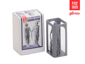 Gloria F32005 Équipe au sol US Air Force vol.5 Figurines imprimées en 3D 1/32 – immagine 2