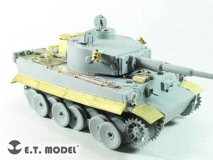 ET Model EA35-116 WWII German TIGER I « Initiale tunisienne » Ailes et jupes latérales pour kit DRAGON Smart 1/35 – image 4