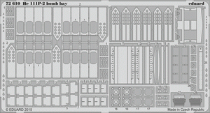 Eduard 72610 He 111P-2 soute à bombes 1/72 AIRFIX