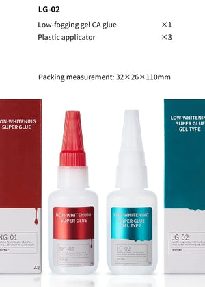 DSPIAE LG-02 Gel de colle forte à faible blanchiment 20 g – imagen 7