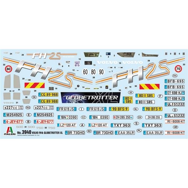 Italeri 3940 VOLVO FH4 GLOBETROTTER XL 1/24 – imagen 2