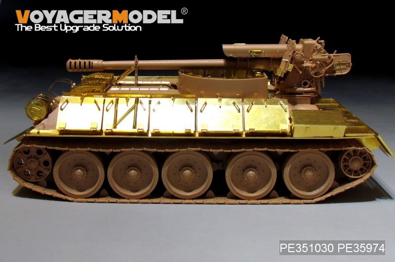 Maquette Voyager PE351030 Canon automoteur syrien T-34/D30 de 122 mm (modèle de base pour RFM 5030, échelle 1/35) – image 2