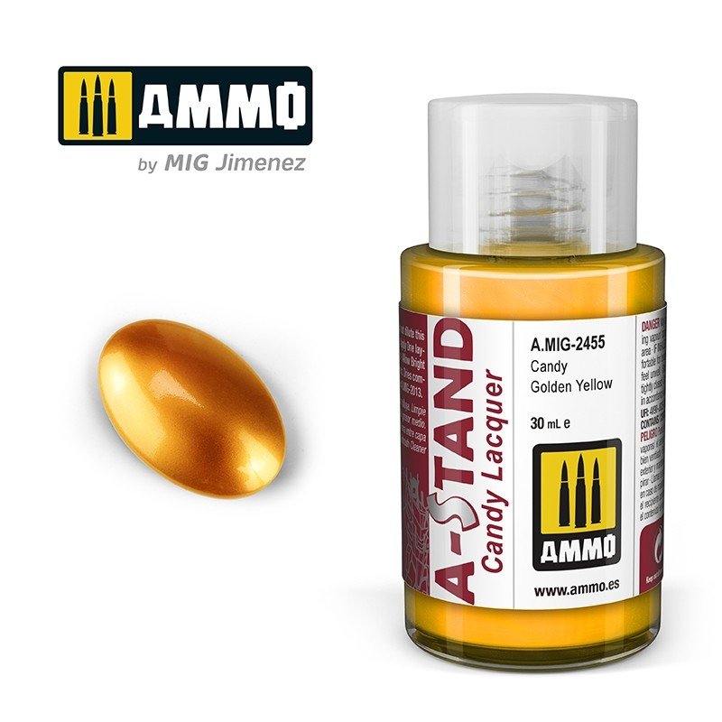 Munitions Mig 2455 A-STAND Candy Golden Yellow 30ml