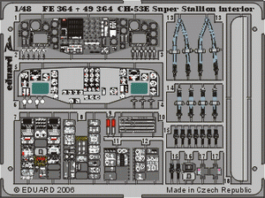 Intérieur du CH-53E Eduard 49364 au 1/48 Academy