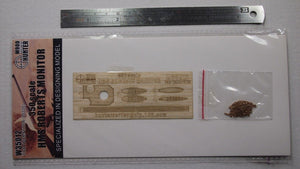 Wood Hunter W35012 Pont en bois du HMS Roberts Monitor pour Trumpeter 1/350 – image 2