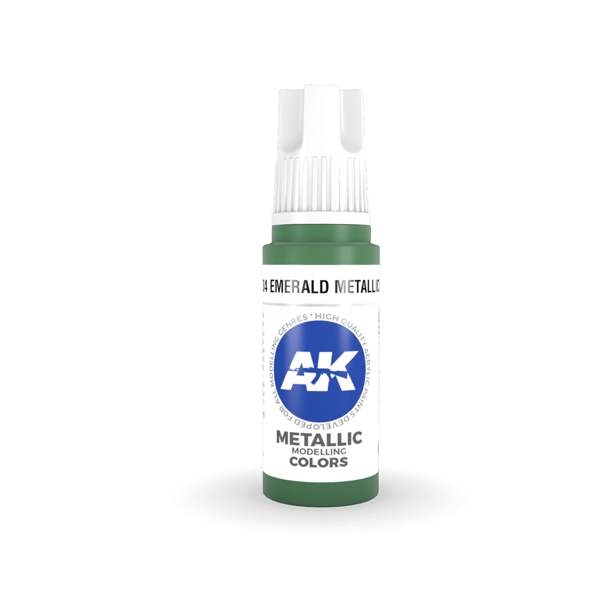 AK Interactive AK11204 Vert Émeraude Métallisé – Métallisé 17 ml – imagen 2