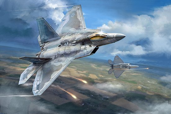 J&amp;#39;adore le kit 62801 F-22A Raptor au 1/48