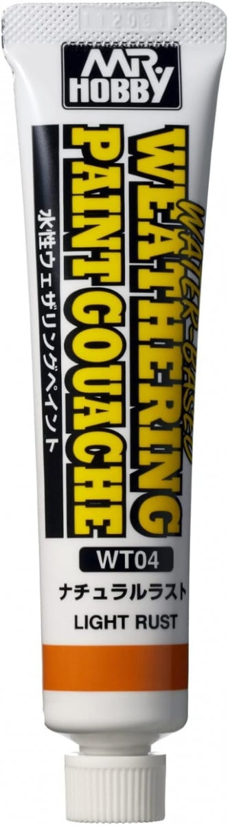 Peinture à l'eau effet vieillissement Gunze Sangyo WT-04, gouache rouille claire, 20 ml