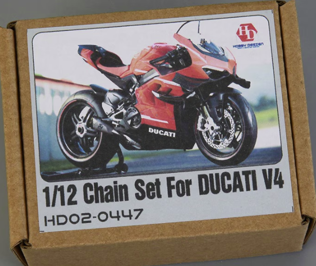 Kit de photodécoupe Hobby Design HD02-0447 pour Ducati Superleggera V4 Tamiya 1/12