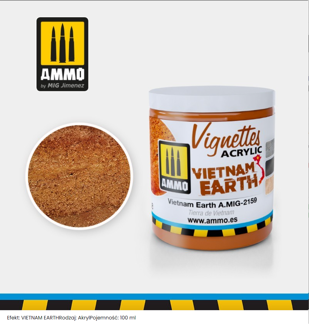 Munition de Mig 2159 TEXTURE : TERRE DU VIETNAM 100 ml