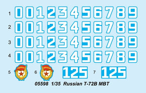 Trumpeter 05598 Char de combat principal russe T-72B – imagen 5