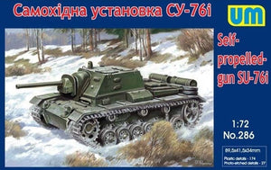 Unimodels 286 SU-76I Canon automoteur soviétique 1/72
