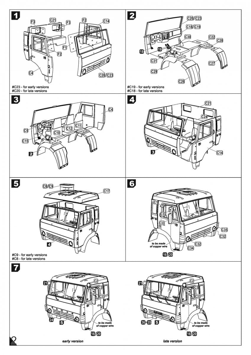 Armory Models 72448-R Russian Modern 6×6 Military Cargo Truck mod.43114 1/72 – zdjęcie 10