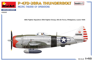 MiniArt 48022 P-47D-28RA THUNDERBOLT. THÉÂTRE D&amp;#39;OPÉRATIONS DU PACIFIQUE. KIT DE BASE 1/48 – imagen 3