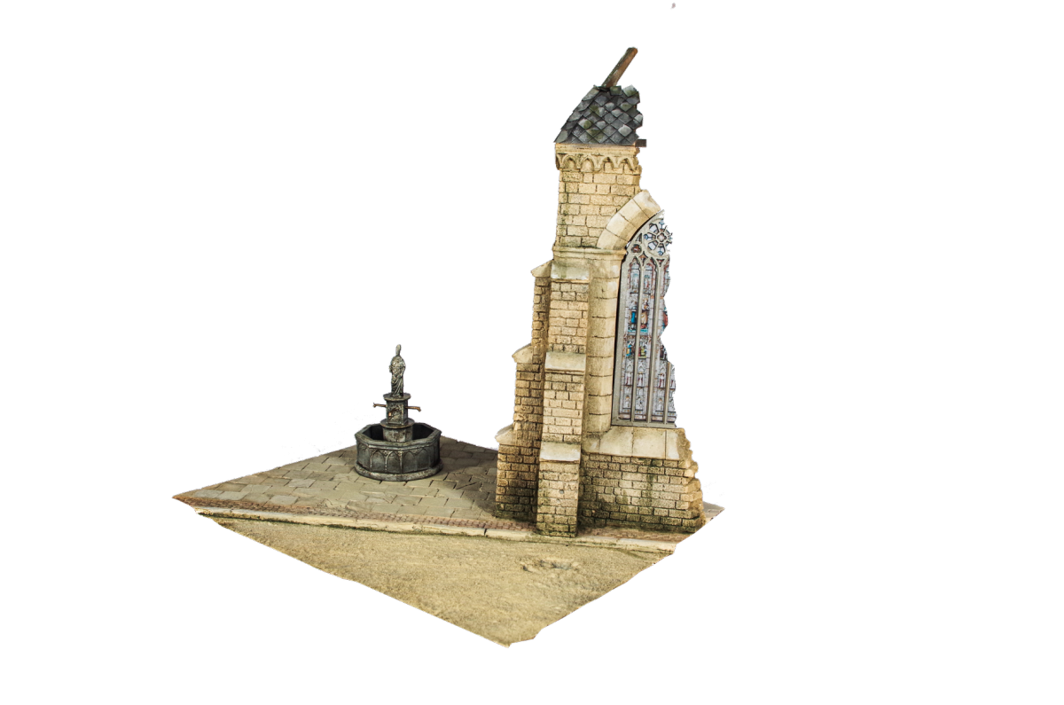 RT-Diorama 35038 Socle de diorama : Coin d’église « Sanctuaire oublié » 1/35 – immagine 4