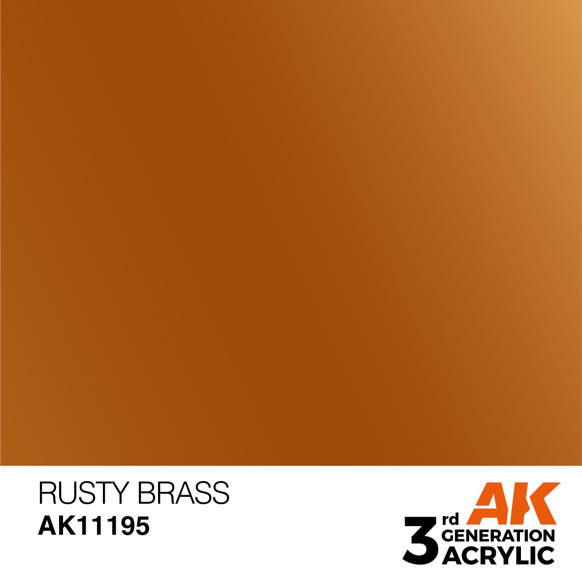 AK Interactive AK11195 LAITON ROUILLÉ – MÉTALLIQUE 17 ml