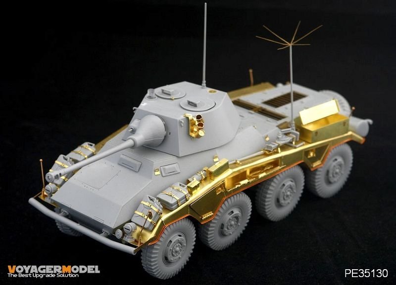 Voyager modèle PE35130 Sd.Kfz 234/2 Puma 8 Rad (pour DRAGON 6256) 1/35  – image 2