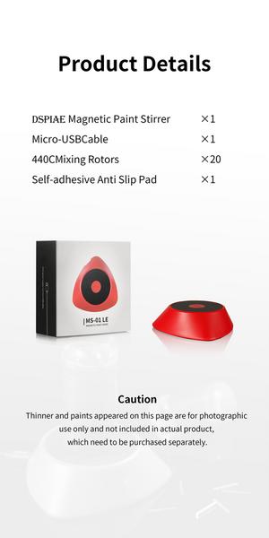 Agitateur magnétique portable DSPIAE MS-01LE  – image 7