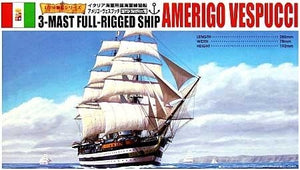 Aoshima 04427 Maquette italienne à trois mâts Amerigo Vespucci 1/350