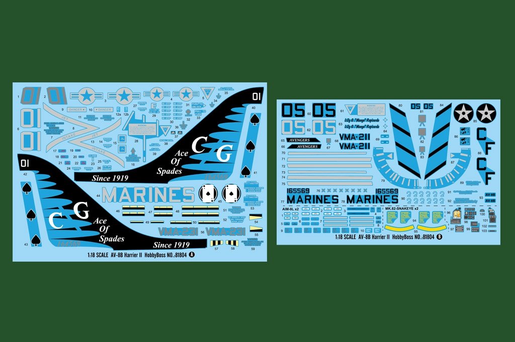 Hobby Boss 81804 AV-8B Harrier II 1/18 – image 4