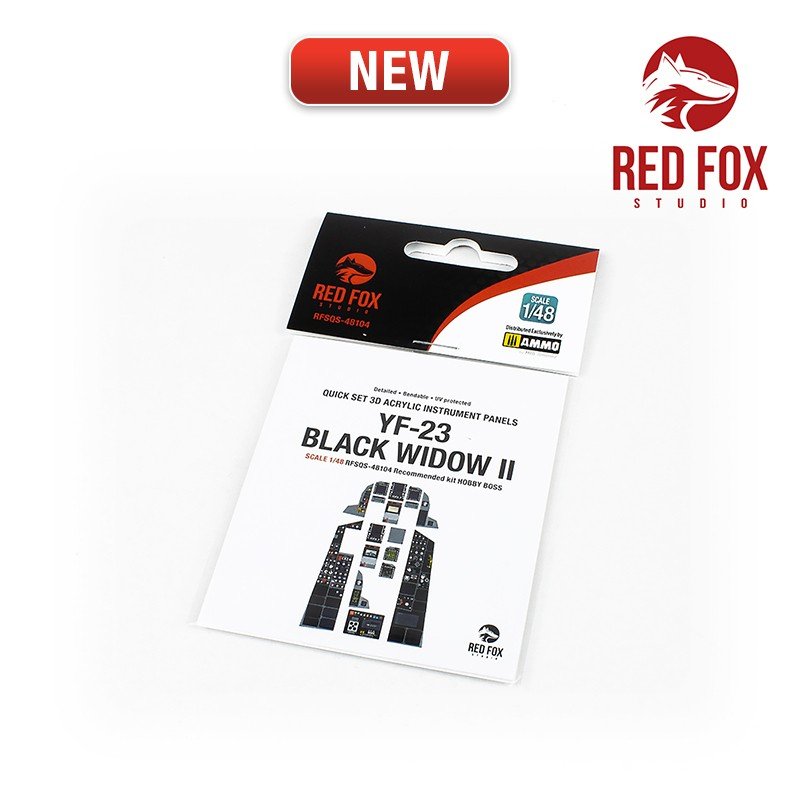 Red Fox Studio QS-48104 YF-23 Black Widow II (pour kit Hobby Boss) 1/48 